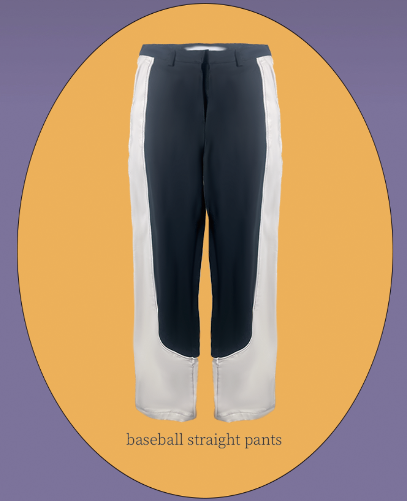 baseball straight pants
